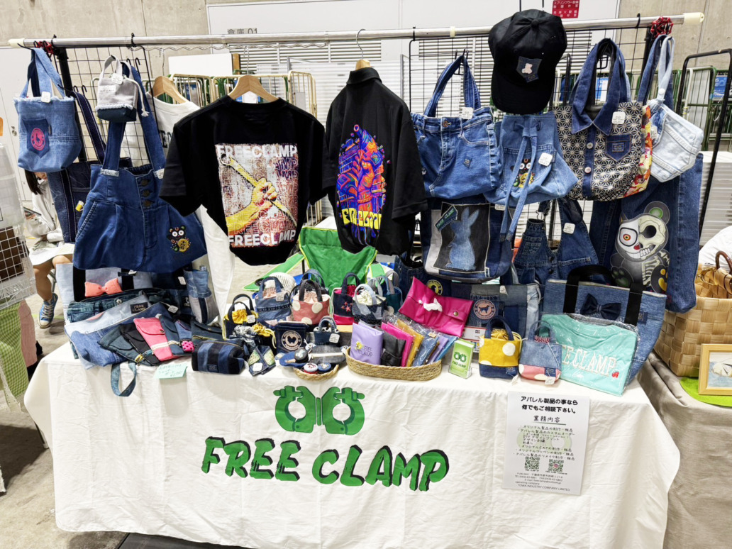 第1回横浜手しごとマーケット/FREE CLAMP出店の様子